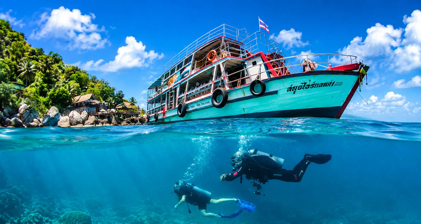 Das Tauchboot MS Dive Point auf Koh Tao